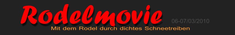 Überschrift: Rodelmovie