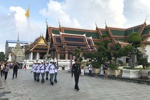 Wachwechsel am Grand Palace.