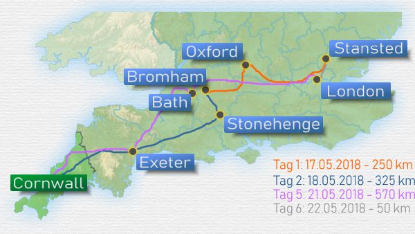 Unsere Reise durch den Südwesten Englands zwischen London und Cornwall. Unsere Reise durch den Südwesten Englands zwischen London und Cornwall.