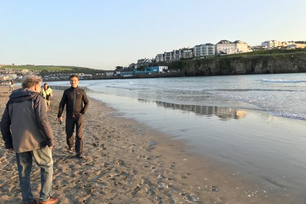 Spaziergang am Strand von Perranporth I. Spaziergang am Strand von Perranporth I.