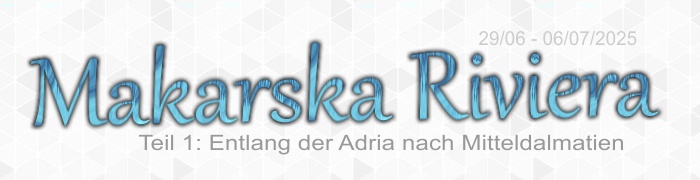 Überschrift: Dalmatien - Mitte