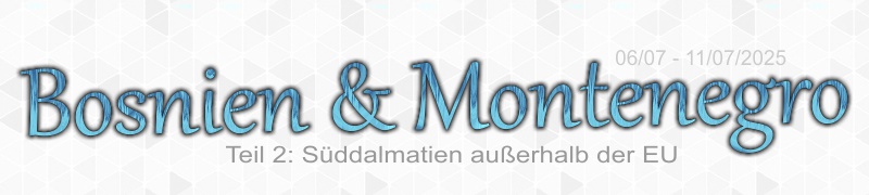 Überschrift: Dalmatien - Süden