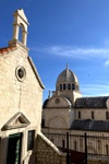 Die Kathedrale von Šibenik in der Altstadt.