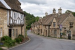 Blick entlang der "The Street" in Castle Combe.