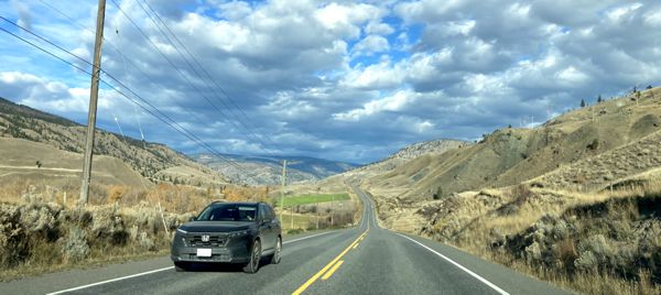 Die endlosen Straßen Richtung Norden.