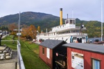 S.S. Moyie am Ufer des Kootenay Lakes in Kaslo. Leider nur im Sommer geöffnet.