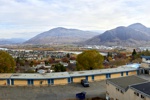 Blick über Kamloops und dem Zusammenfluss des North- und South Thompson River.
