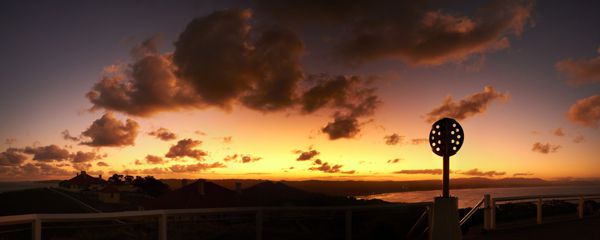 Abendstimmung am Cape Byron Lighthouse in New South Wales.