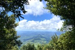 Blick vom Toolona Lookout in die Caldera und auf den Mount Warning.