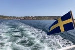 Rückfahrt mit der Fähre von Stora Dyrön zurück nach Rönnäng.