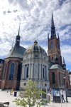 Die Riddarholmskyrkan auf der Insel Riddarholmen.