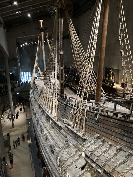 Das Oberdeck der Vasa von Heck her betrachtet. Das Oberdeck der Vasa von Heck her betrachtet.