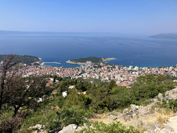 Makarska und die Halbinsel St. Petar. Makarska und die Halbinsel St. Petar.