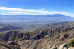 Blick vom Keys View in den Südwesten bis nach Palm Springs.