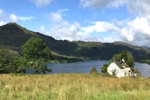 Eine verlassene Farm am nördlichen Ende des Loch Lomond.