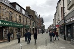 Die gemütliche Fußgängerzone von Fort William.